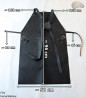 Leather protective apron F20 pressure-free butcher/welding/chef/barbecue/locksmith