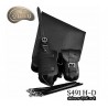 LEATHER SADDLEBAG S493 SKULL H-D SOFTAIL
