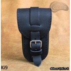 LEATHER SADDLEBAG S493 SKULL H-D SOFTAIL