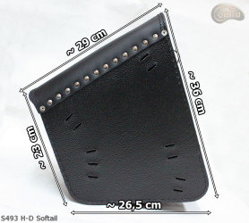 Borsa da moto S493 SKULL H-D SOFTAIL