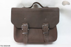 Borsa a tracolla in pelle TR3 BROWN