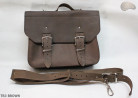 Borsa a tracolla in pelle TR3 BROWN