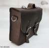 Sac bandoulière en cuir TR3 BROWN