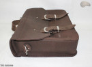 Borsa a tracolla in pelle TR3 BROWN