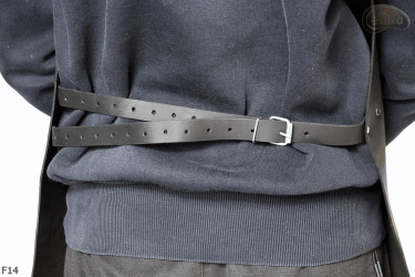 Grembiule protettivo in pelle F14/macellaio/saldatura/cuoco/barbecue/fabbro