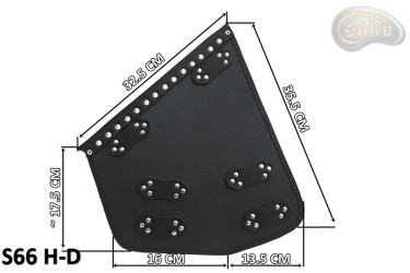 LEATHER SADDLEBAG S661 H-D SOFTAIL
