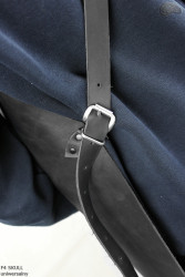 Leather protective apron/butcher's apron/welder's apron/cook's apron/barbecue apron/locksmith's apron F4 SKULL