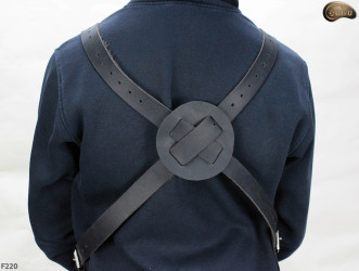 Grembiule protettivo in pelle F220/macellaio/saldatura/cuoco/barbecue/fabbro