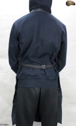 Grembiule protettivo in pelle F3 GREY/macellaio/saldatura/cuoco/barbecue/fabbro