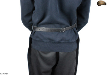 Grembiule protettivo in pelle F2 GREY/macellaio/saldatura/cuoco/barbecue/fabbro