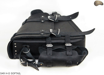 LEATHER SADDLEBAG S49 H-D SOFTAIL