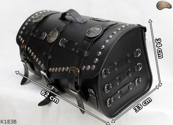 Bauletto per moto K183 con chiusura e portabottiglie+Nakładki6