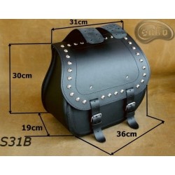 LEATHER SADDLEBAGS S31