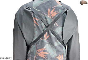 copy of Grembiule in pelle F18 GREY protettivo frontale con maniche / macellaio / saldatore / cuoco / barbecue / fabbro