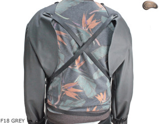 copy of Grembiule in pelle F18 GREY protettivo frontale con maniche / macellaio / saldatore / cuoco / barbecue / fabbro