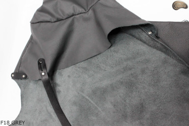 copy of Grembiule in pelle F18 GREY protettivo frontale con maniche / macellaio / saldatore / cuoco / barbecue / fabbro