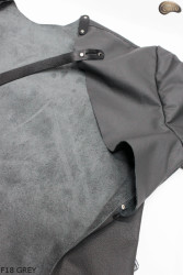 copy of Leather apron F18 GREY protective front with sleeves / butcher / welding / cook / barbecue / locksmith