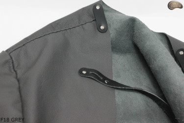 copy of Grembiule in pelle F18 GREY protettivo frontale con maniche / macellaio / saldatore / cuoco / barbecue / fabbro