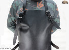 Grembiule protettivo in pelle F21 BLACK/macellaio/saldatura/cuoco/barbecue/fabbro