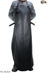 Grembiule protettivo in pelle F21 BLACK/macellaio/saldatura/cuoco/barbecue/fabbro