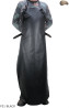 Bőr védőkötény F21 BLACK/hentes/hegesztő/szakács/barbecue/lakatos