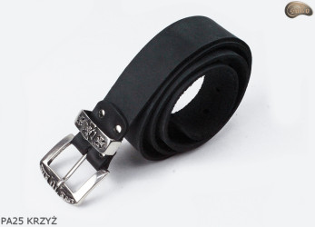 PA25 Leather trouser belt