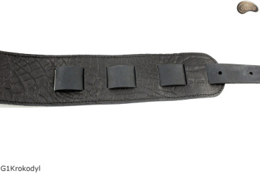 Cintura per chitarra elettrica/basso G1Crocodile pelle naturale