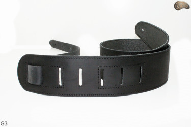 G3 gitárpánt, kétoldalas bőr pánt elektromos basszusgitárhoz
