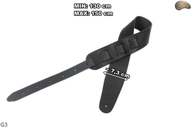 Cintura per chitarra G3 in pelle, cintura double-face per basso elettrico