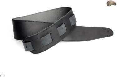 Sangle pour guitare G3 en cuir, sangle double face pour guitare basse électrique