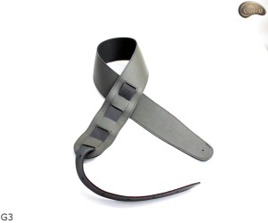 Sangle pour guitare G3 en cuir, sangle double face pour guitare basse électrique