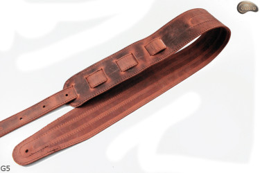 Sangle pour guitare électrique/basse G5 en cuir naturel