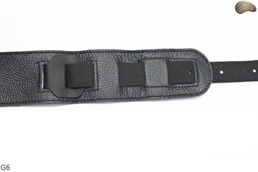 Sangle pour guitare G6 en cuir, sangle double face pour guitare basse électrique