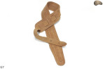 Cinghia per chitarra elettrica/basso G7 in pelle naturale