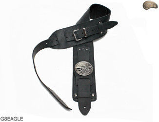 Cinghia per chitarra elettrica/basso G8 EAGLE in pelle naturale