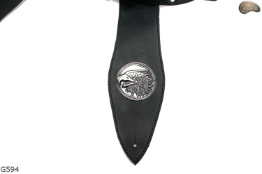 Cinghia per chitarra elettrica/basso G594 EAGLE in pelle naturale