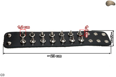 Bracelet B9 goth rock metal punk