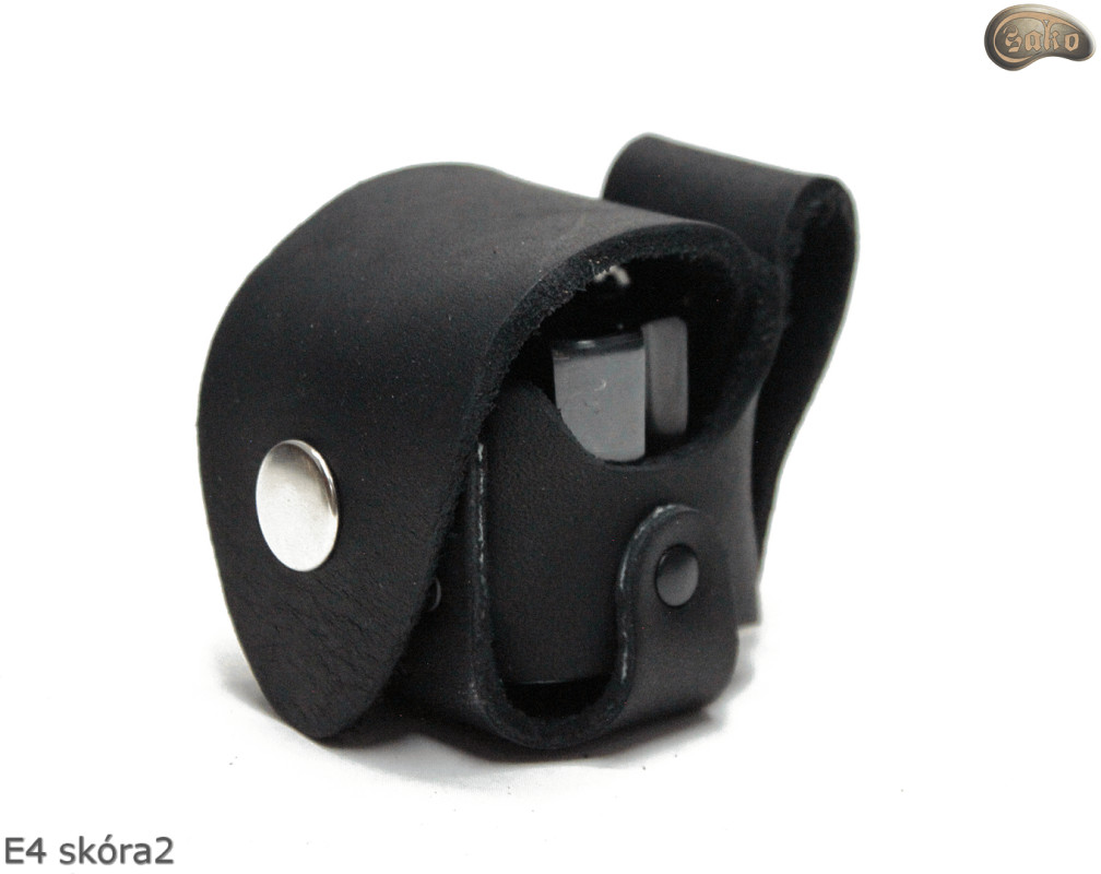 Fondina E4 BLACK MAT per tamburo/caricatore del revolver 1873 Colt Peacemaker calibro 44