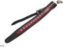 G10 electric/bass guitar strap, genuine leather, reversible