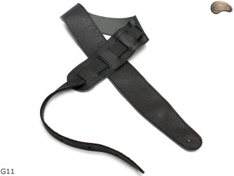 G12 guitar strap, double-sided leather strap for electric bass guitar