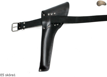 Fondina E5 BLACK GLOSSY per revolver COLT Cattleman 7,5“ Remington 8”