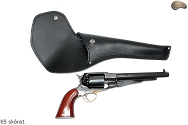 Fondina E5 BLACK GLOSSY per revolver COLT Cattleman 7,5“ Remington 8”