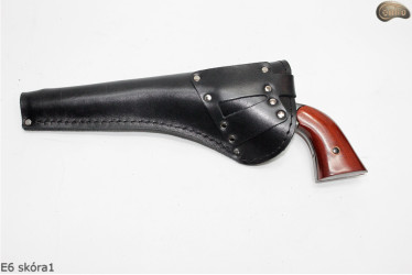 Fondina E6 BLACK GLOSSY per revolver Remington Colt Cattleman 44