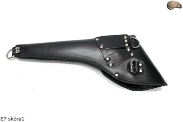 Holster case cover E7 BLACK GLOSSY revolver COLT Cattleman 7,5" Remington 8"