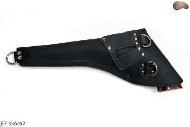 Fondina E7 BLACK MAT Revolver COLT Cattleman 7,5“ Remington 8”