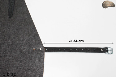 Bőr védőkötény F1 BROWN /hentes/hegesztő/szakács/barbecue/lakatos