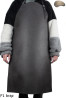 Tablier de protection en cuir / boucher / soudeur / cuisinier / barbecue / serrurier F1 BROWN