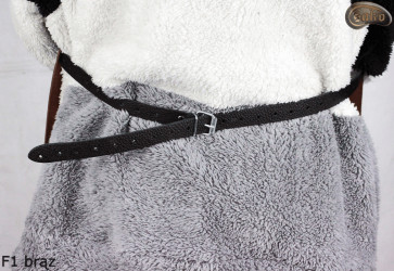 Bőr védőkötény F1 BROWN /hentes/hegesztő/szakács/barbecue/lakatos