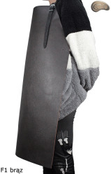 Grembiule protettivo in pelle F1 BROWN /macellaio/saldatura/cuoco/barbecue/fabbro