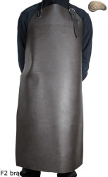 Grembiule protettivo in pelle F2 BROWN /macellaio/saldatura/cuoco/barbecue/fabbro